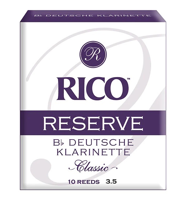 10 Rico Reserve Classic Reeds German Bb Clarinet